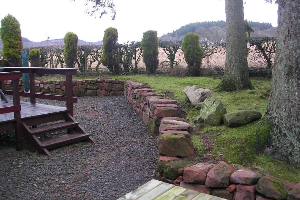 Heron Lodge, edge of Mabie Forest Dumfries Exterior foto
