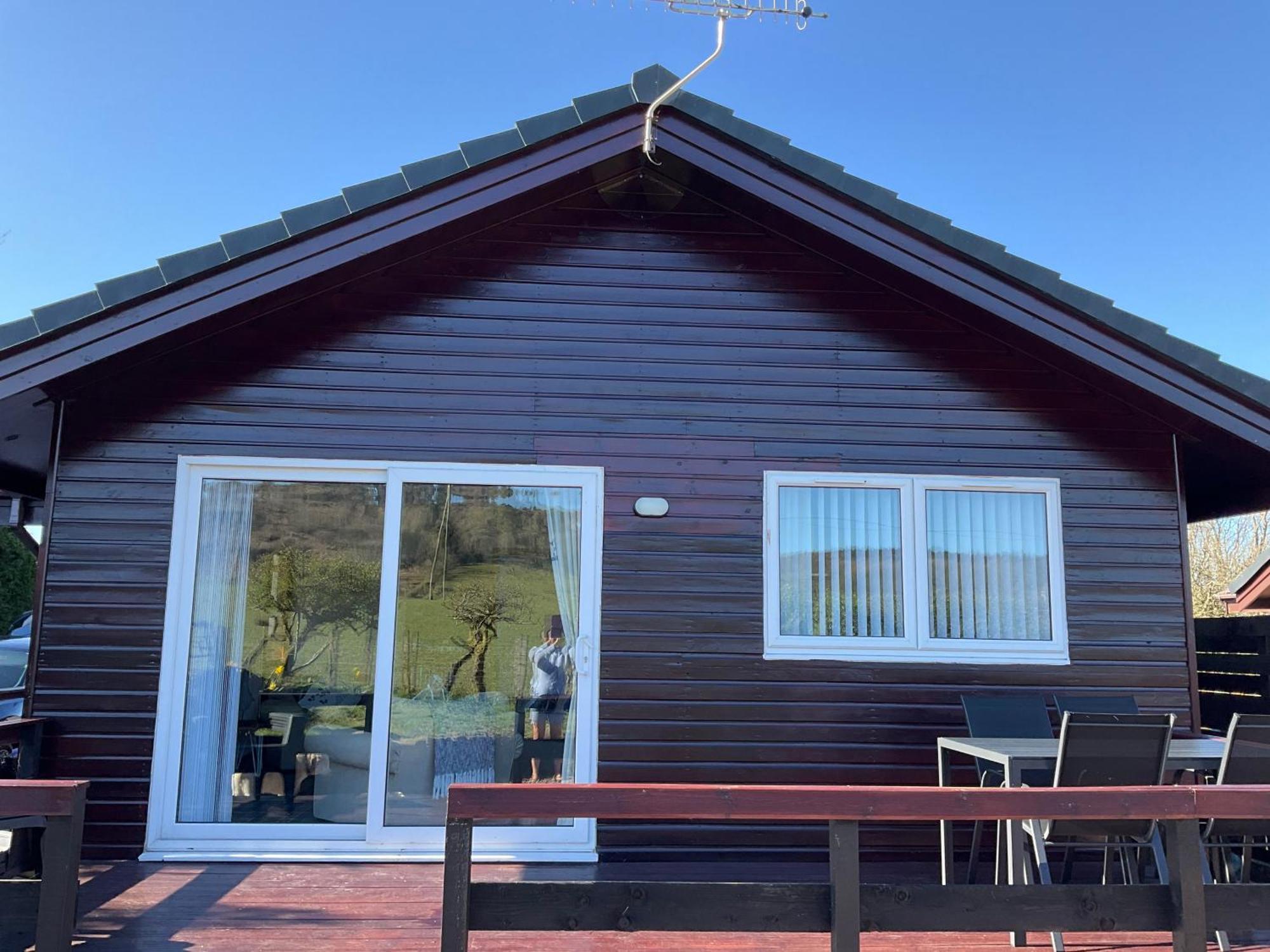 Heron Lodge, edge of Mabie Forest Dumfries Exterior foto